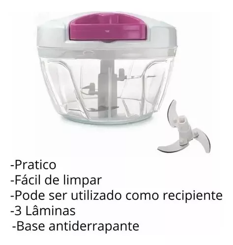 Processador Manual 3 Lâminas 500ml